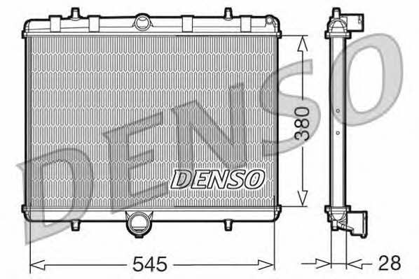DENSO DRM07060 Радіатор охолодження двигуна DRM07060: Купити в Україні - Добра ціна на EXIST.UA!