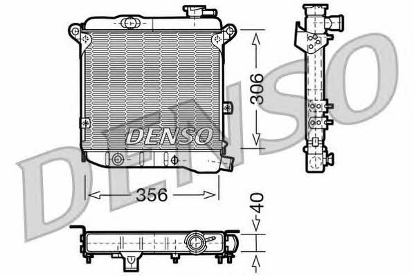 DENSO DRM09002 Радіатор охолодження двигуна DRM09002: Приваблива ціна - Купити в Україні на EXIST.UA!