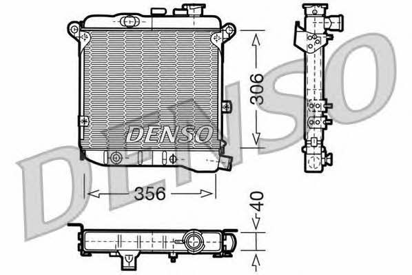 DENSO DRM09003 Радіатор охолодження двигуна DRM09003: Купити в Україні - Добра ціна на EXIST.UA!