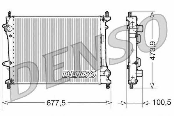 DENSO DRM09037 Радіатор охолодження двигуна DRM09037: Купити в Україні - Добра ціна на EXIST.UA!