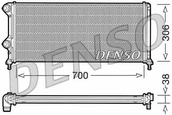 DENSO DRM09060 Радіатор охолодження двигуна DRM09060: Купити в Україні - Добра ціна на EXIST.UA!
