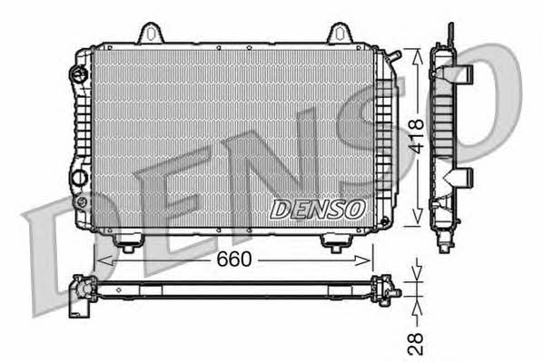 DENSO DRM09071 Радіатор охолодження двигуна DRM09071: Купити в Україні - Добра ціна на EXIST.UA!
