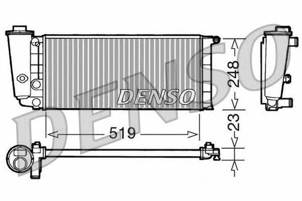 DENSO DRM09080 Радіатор охолодження двигуна DRM09080: Купити в Україні - Добра ціна на EXIST.UA!