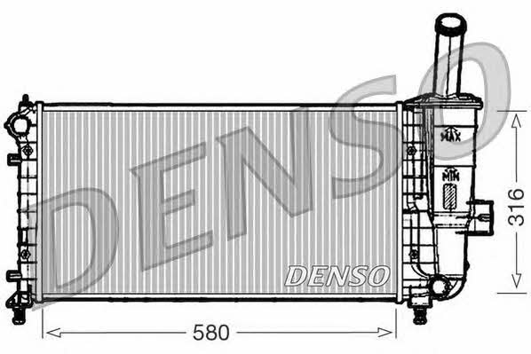 DENSO DRM09102 Радіатор охолодження двигуна DRM09102: Купити в Україні - Добра ціна на EXIST.UA!