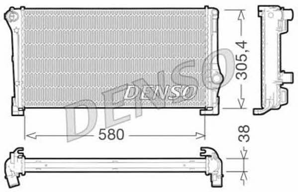 DENSO DRM09107 Радіатор охолодження двигуна DRM09107: Купити в Україні - Добра ціна на EXIST.UA!