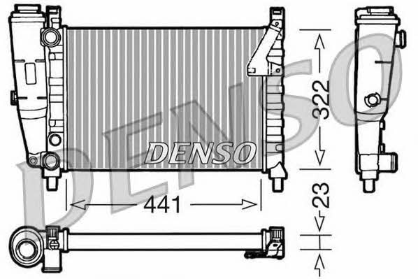 DENSO DRM09143 Радіатор охолодження двигуна DRM09143: Купити в Україні - Добра ціна на EXIST.UA!