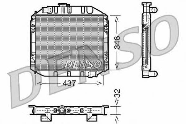 DENSO DRM10001 Радіатор охолодження двигуна DRM10001: Приваблива ціна - Купити в Україні на EXIST.UA!