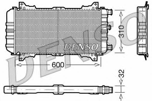 DENSO DRM10018 Радіатор охолодження двигуна DRM10018: Купити в Україні - Добра ціна на EXIST.UA!
