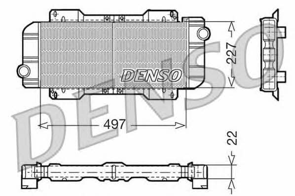 DENSO DRM10019 Радіатор охолодження двигуна DRM10019: Купити в Україні - Добра ціна на EXIST.UA!