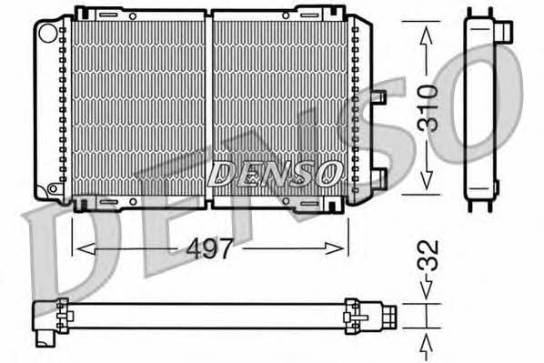DENSO DRM10031 Радіатор охолодження двигуна DRM10031: Купити в Україні - Добра ціна на EXIST.UA!