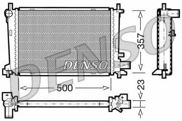DENSO DRM10038 Радіатор охолодження двигуна DRM10038: Купити в Україні - Добра ціна на EXIST.UA!