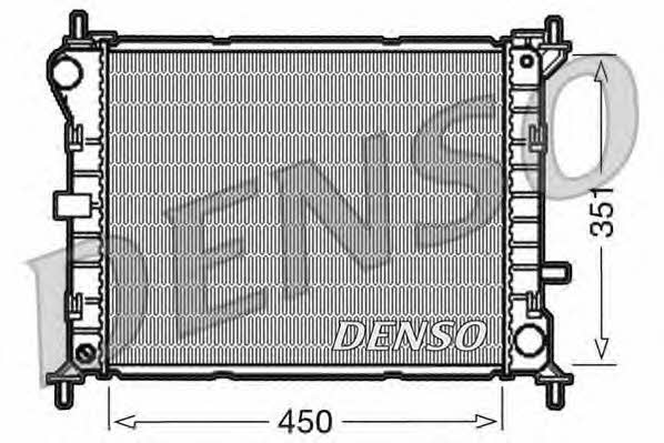DENSO DRM10050 Радіатор охолодження двигуна DRM10050: Приваблива ціна - Купити в Україні на EXIST.UA!