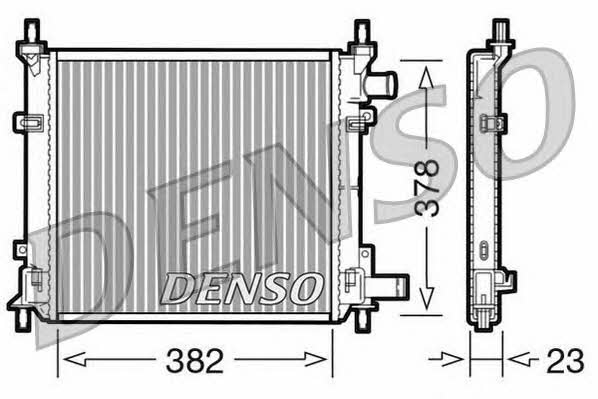 DENSO DRM10060 Радіатор охолодження двигуна DRM10060: Приваблива ціна - Купити в Україні на EXIST.UA!