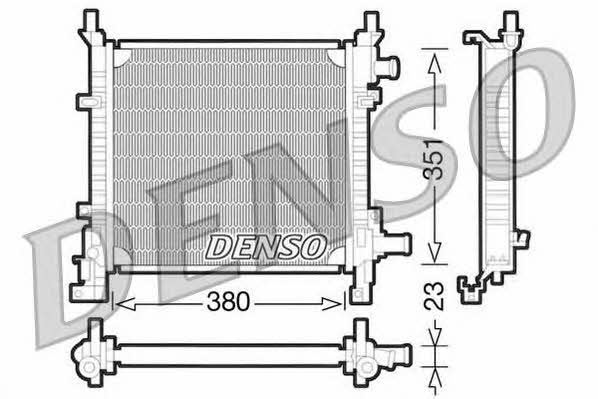 DENSO DRM10061 Радіатор охолодження двигуна DRM10061: Купити в Україні - Добра ціна на EXIST.UA!