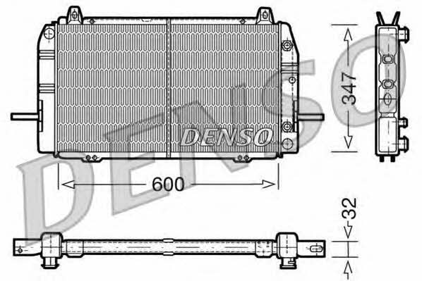 DENSO DRM10084 Радіатор охолодження двигуна DRM10084: Купити в Україні - Добра ціна на EXIST.UA!