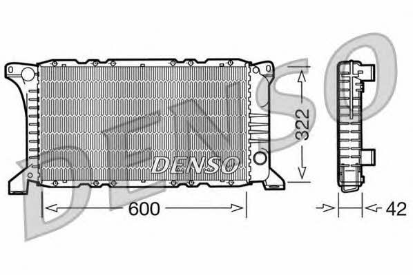 DENSO DRM10097 Радіатор охолодження двигуна DRM10097: Купити в Україні - Добра ціна на EXIST.UA!