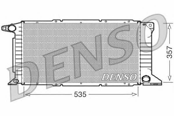 DENSO DRM10101 Радіатор охолодження двигуна DRM10101: Купити в Україні - Добра ціна на EXIST.UA!