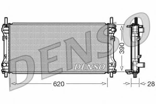 DENSO DRM10102 Радіатор охолодження двигуна DRM10102: Купити в Україні - Добра ціна на EXIST.UA!