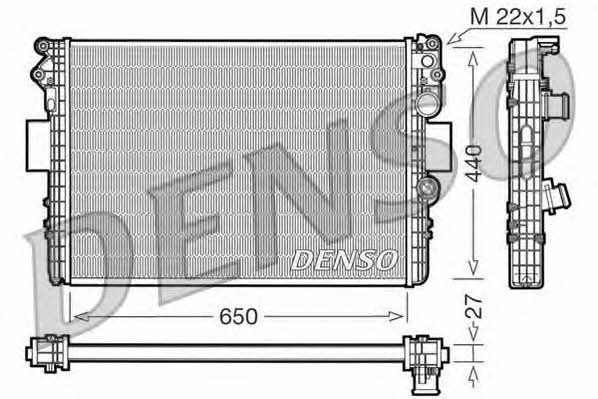 DENSO DRM12002 Радіатор охолодження двигуна DRM12002: Купити в Україні - Добра ціна на EXIST.UA!
