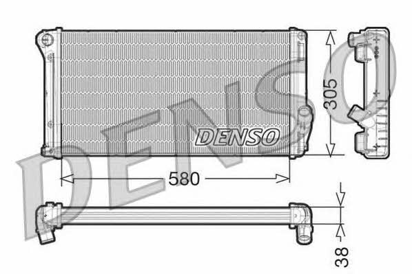 DENSO DRM13020 Радіатор охолодження двигуна DRM13020: Купити в Україні - Добра ціна на EXIST.UA!