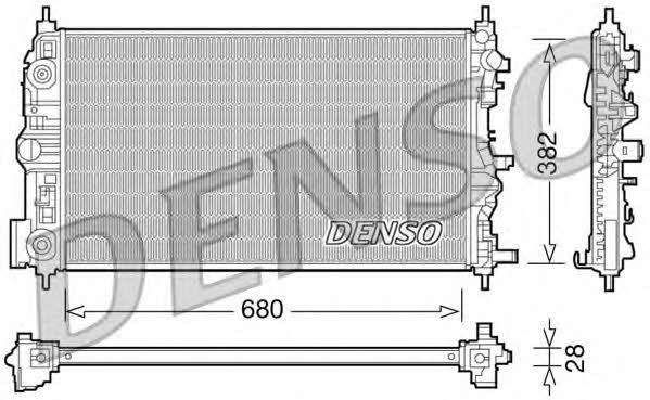 DENSO DRM15006 Радіатор охолодження двигуна DRM15006: Купити в Україні - Добра ціна на EXIST.UA!