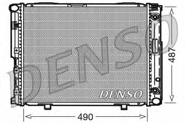 DENSO DRM17004 Радіатор охолодження двигуна DRM17004: Купити в Україні - Добра ціна на EXIST.UA!