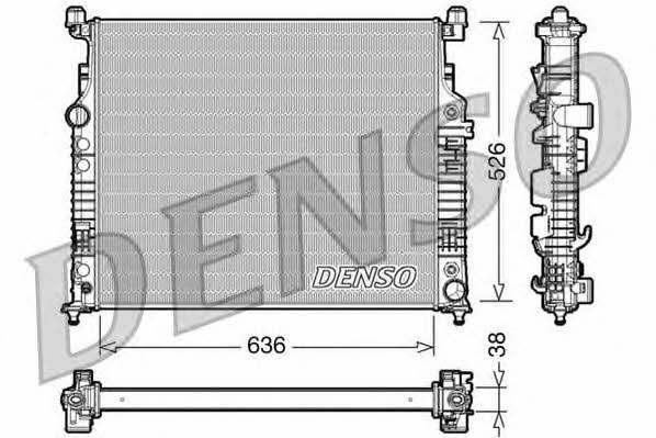 DENSO DRM17007 Радіатор охолодження двигуна DRM17007: Купити в Україні - Добра ціна на EXIST.UA!