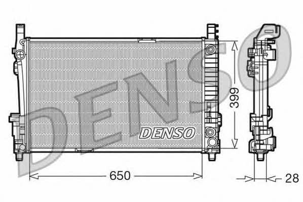 DENSO DRM17013 Радіатор охолодження двигуна DRM17013: Купити в Україні - Добра ціна на EXIST.UA!