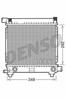 DENSO DRM17027 Радіатор охолодження двигуна DRM17027: Купити в Україні - Добра ціна на EXIST.UA!