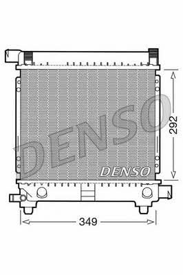 DENSO DRM17028 Радіатор охолодження двигуна DRM17028: Купити в Україні - Добра ціна на EXIST.UA!