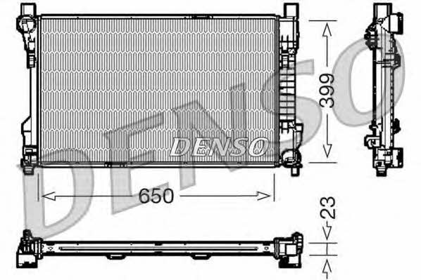 DENSO DRM17081 Радіатор охолодження двигуна DRM17081: Купити в Україні - Добра ціна на EXIST.UA!