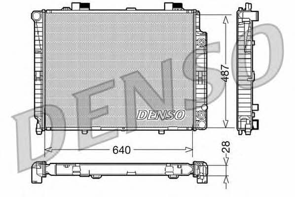 DENSO DRM17088 Радіатор охолодження двигуна DRM17088: Купити в Україні - Добра ціна на EXIST.UA!