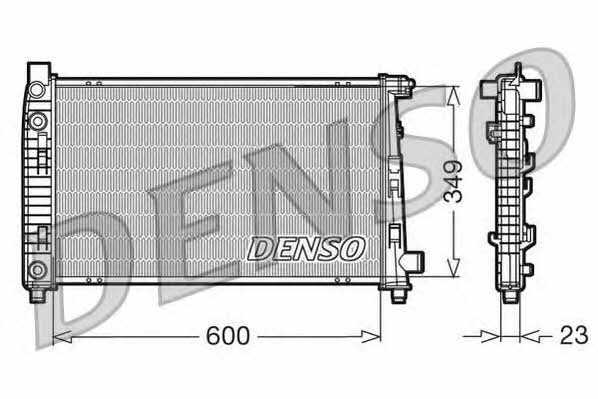 DENSO DRM17102 Радіатор охолодження двигуна DRM17102: Приваблива ціна - Купити в Україні на EXIST.UA!