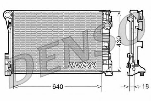 DENSO DRM17111 Радіатор охолодження двигуна DRM17111: Купити в Україні - Добра ціна на EXIST.UA!