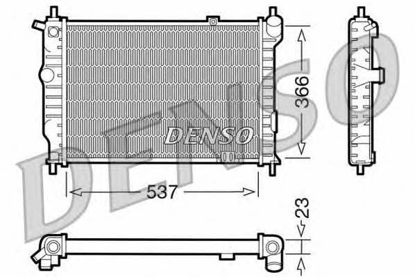 DENSO DRM20011 Радіатор охолодження двигуна DRM20011: Купити в Україні - Добра ціна на EXIST.UA!