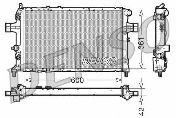 DENSO DRM20016 Радіатор охолодження двигуна DRM20016: Купити в Україні - Добра ціна на EXIST.UA!