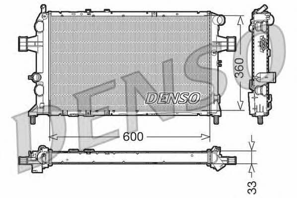 DENSO DRM20018 Радіатор охолодження двигуна DRM20018: Купити в Україні - Добра ціна на EXIST.UA!