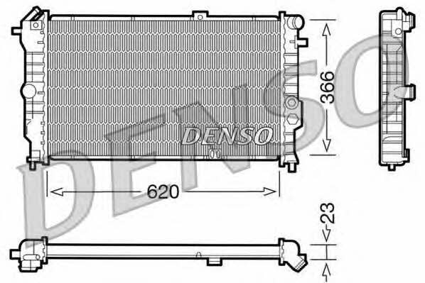 DENSO DRM20020 Радіатор охолодження двигуна DRM20020: Купити в Україні - Добра ціна на EXIST.UA!