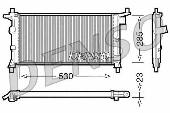 DENSO DRM20037 Радіатор охолодження двигуна DRM20037: Купити в Україні - Добра ціна на EXIST.UA!
