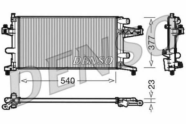 DENSO DRM20040 Радіатор охолодження двигуна DRM20040: Купити в Україні - Добра ціна на EXIST.UA!