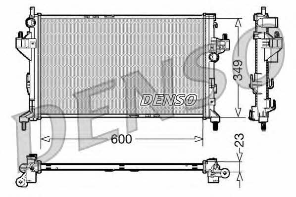 DENSO DRM20045 Радіатор охолодження двигуна DRM20045: Купити в Україні - Добра ціна на EXIST.UA!