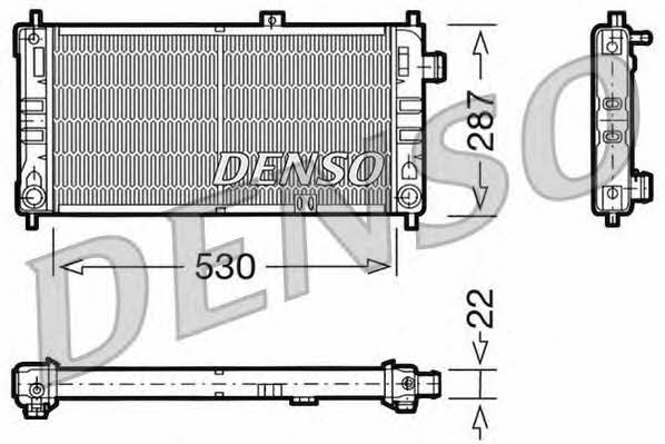 DENSO DRM20062 Радіатор охолодження двигуна DRM20062: Купити в Україні - Добра ціна на EXIST.UA!