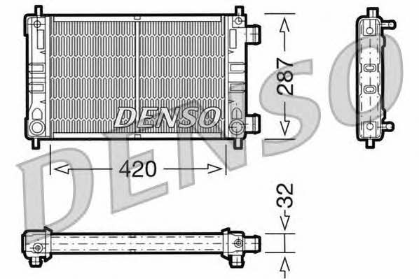DENSO DRM20063 Радіатор охолодження двигуна DRM20063: Приваблива ціна - Купити в Україні на EXIST.UA!
