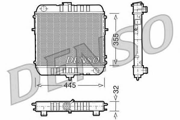 DENSO DRM20072 Радіатор охолодження двигуна DRM20072: Купити в Україні - Добра ціна на EXIST.UA!