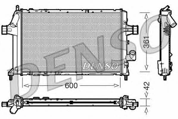 DENSO DRM20085 Радіатор охолодження двигуна DRM20085: Купити в Україні - Добра ціна на EXIST.UA!