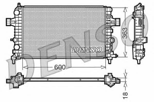 DENSO DRM20103 Радіатор охолодження двигуна DRM20103: Купити в Україні - Добра ціна на EXIST.UA!