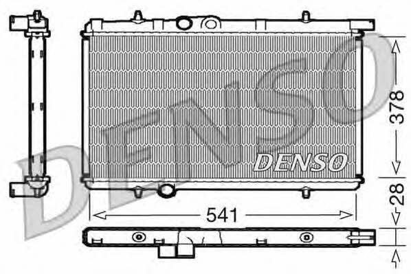 DENSO DRM21021 Радіатор охолодження двигуна DRM21021: Купити в Україні - Добра ціна на EXIST.UA!