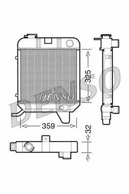 DENSO DRM21040 Радіатор охолодження двигуна DRM21040: Купити в Україні - Добра ціна на EXIST.UA!