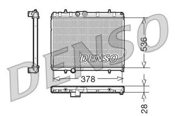 DENSO DRM21056 Радіатор охолодження двигуна DRM21056: Купити в Україні - Добра ціна на EXIST.UA!