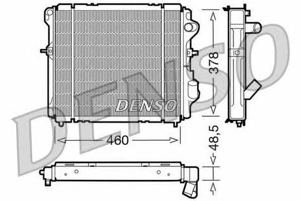 DENSO DRM23007 Радіатор охолодження двигуна DRM23007: Приваблива ціна - Купити в Україні на EXIST.UA!